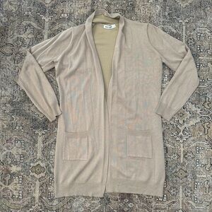 Grace Karin Khaki Cardigan • size medium